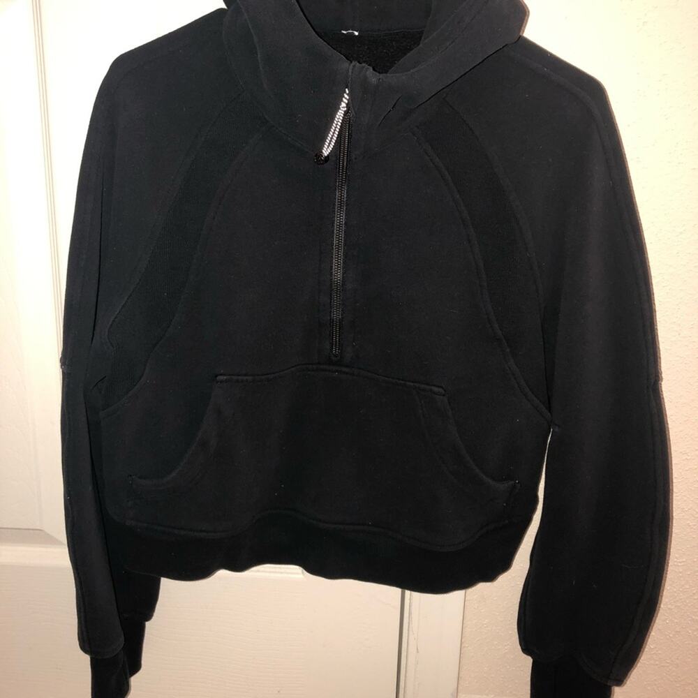 lululemon athletica Black Half-Zip Hoodie